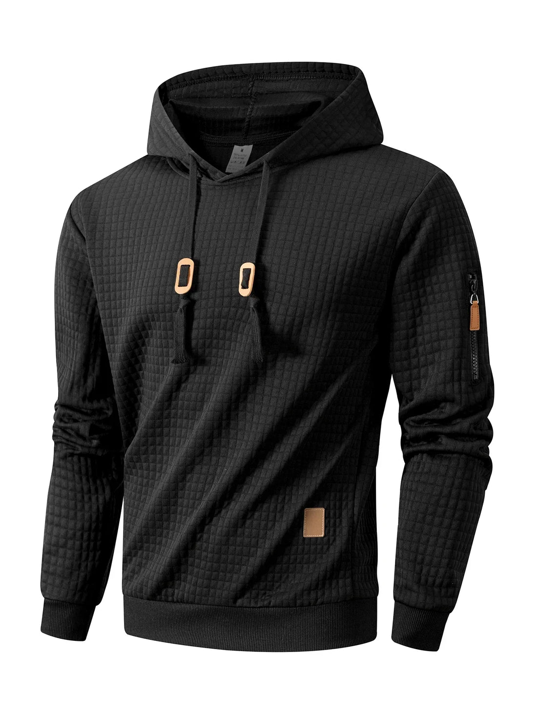 DUCHÊNE BORDEAUX™ | SWEAT À CAPUCHE ÉLÉGANT À DÉTAIL CONTRASTÉ