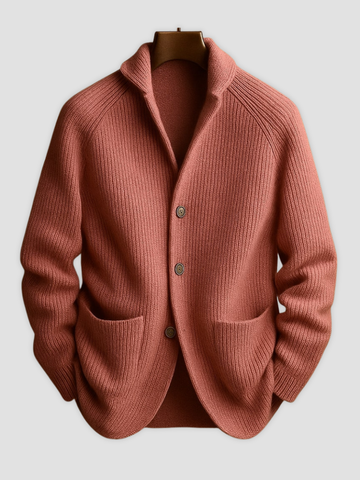 DUCHÊNE BORDEAUX™ | CARDIGAN TRICOTÉ LÉGER