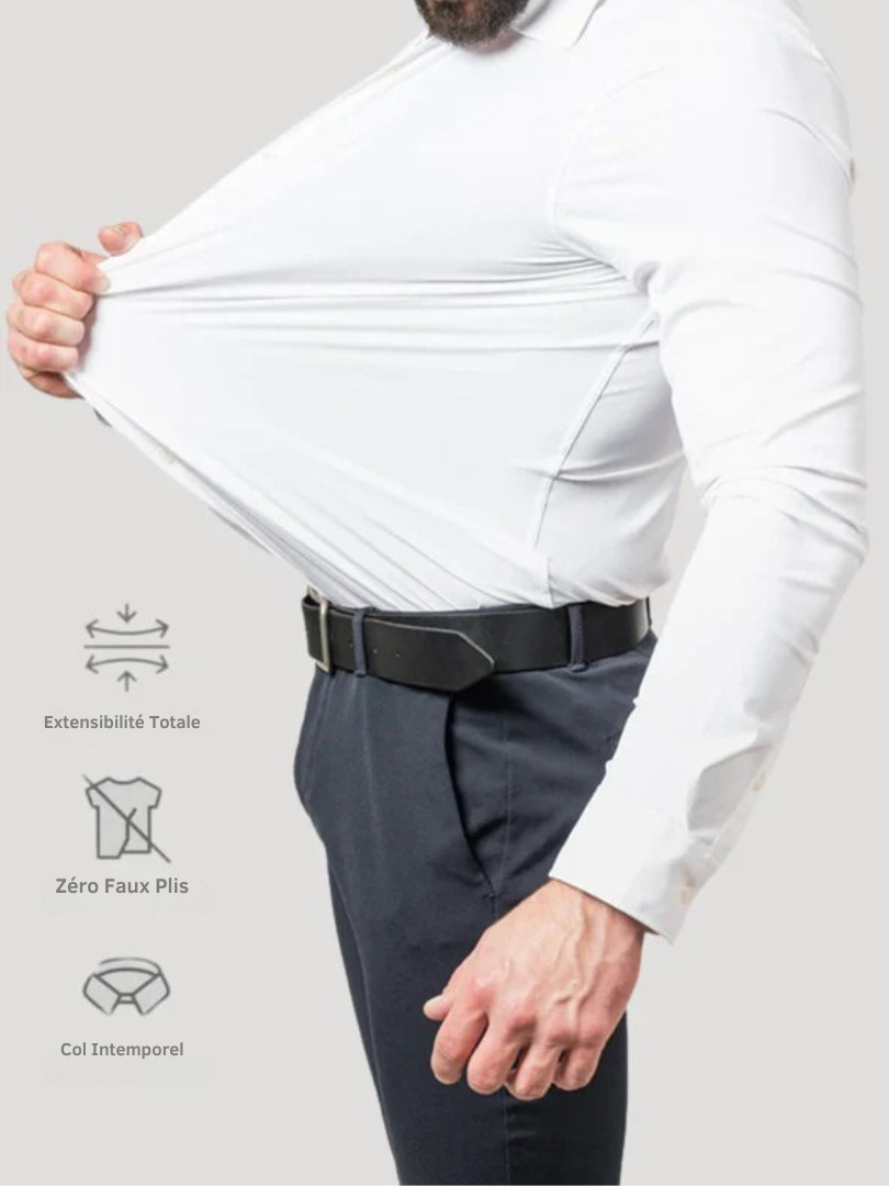 DUCHÊNE BORDEAUX™ | CHEMISE STRETCH SANS REPASSAGE