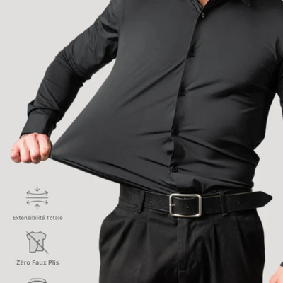 DUCHÊNE BORDEAUX™ | CHEMISE STRETCH SANS REPASSAGE