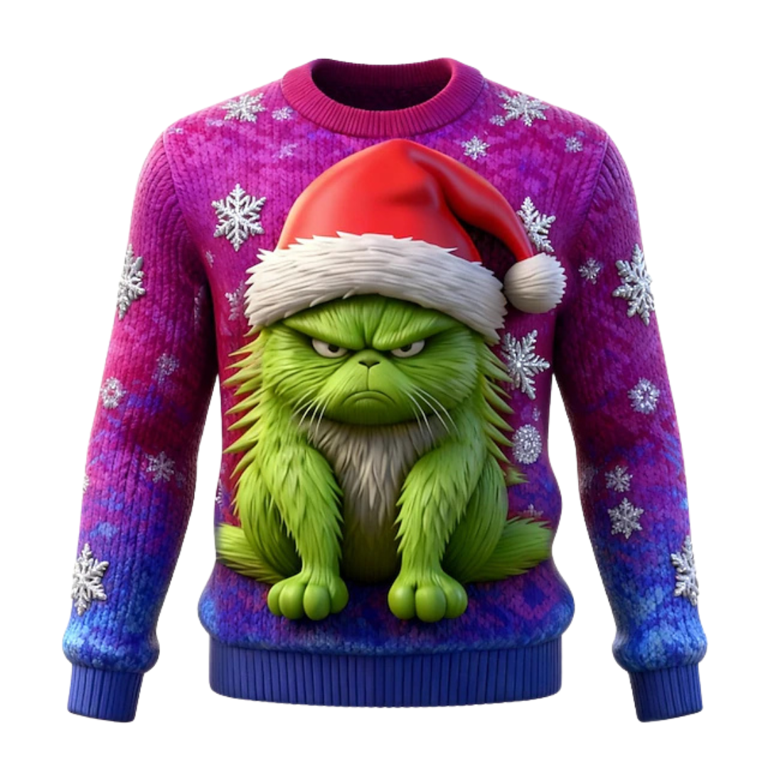 DUCHÊNE BORDEAUX™ | PULL DE NOËL UGLY SWEATER