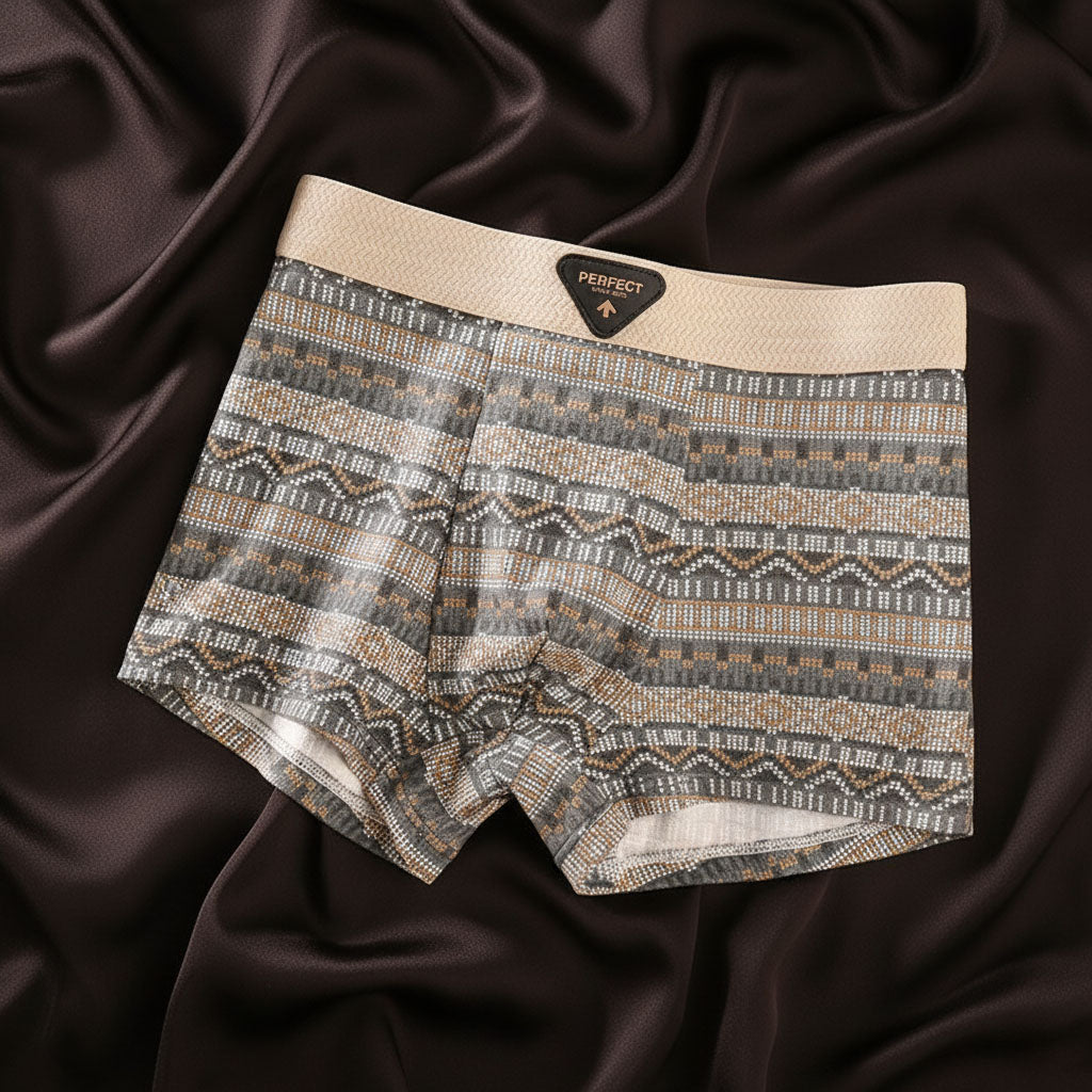 DUCHÊNE BORDEAUX™ | BOXERS COTON MOTIFS RÉTRO