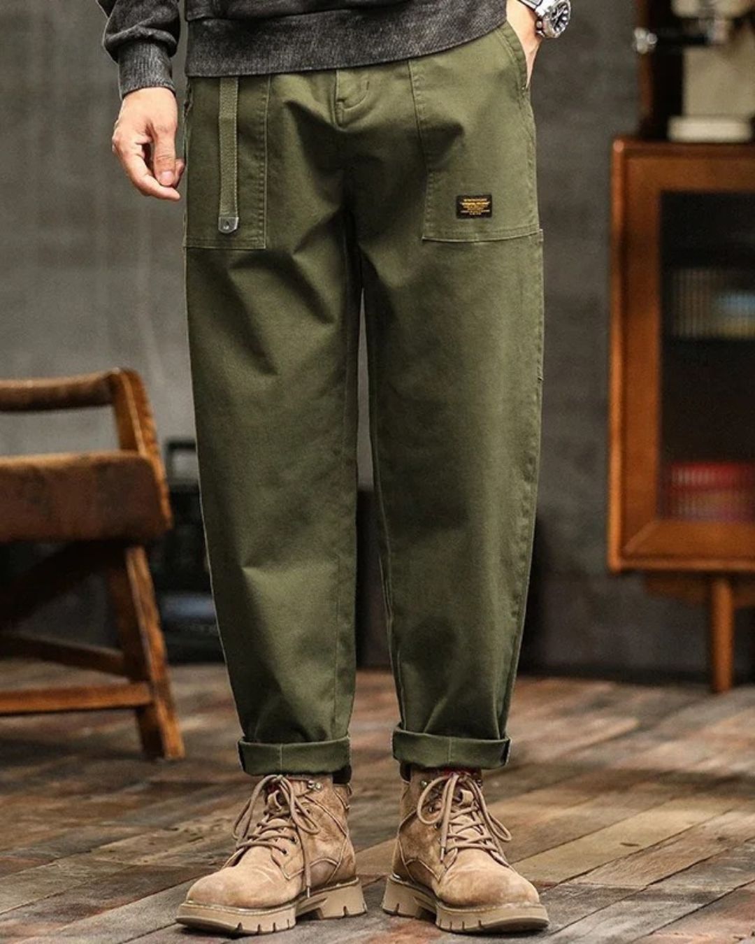 DUCHÊNE BORDEAUX™ | PANTALON CARGO CLASSIQUE