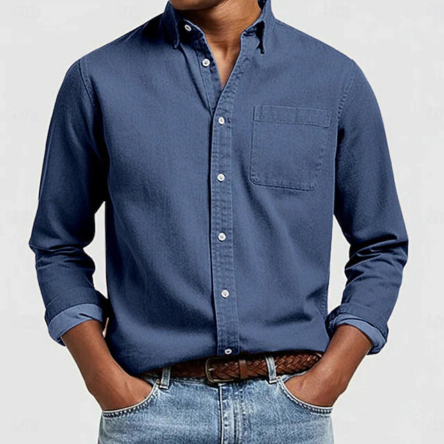 DUCHÊNE BORDEAUX™ | CHEMISE BOUTONNÉE DÉCONTRACTÉE