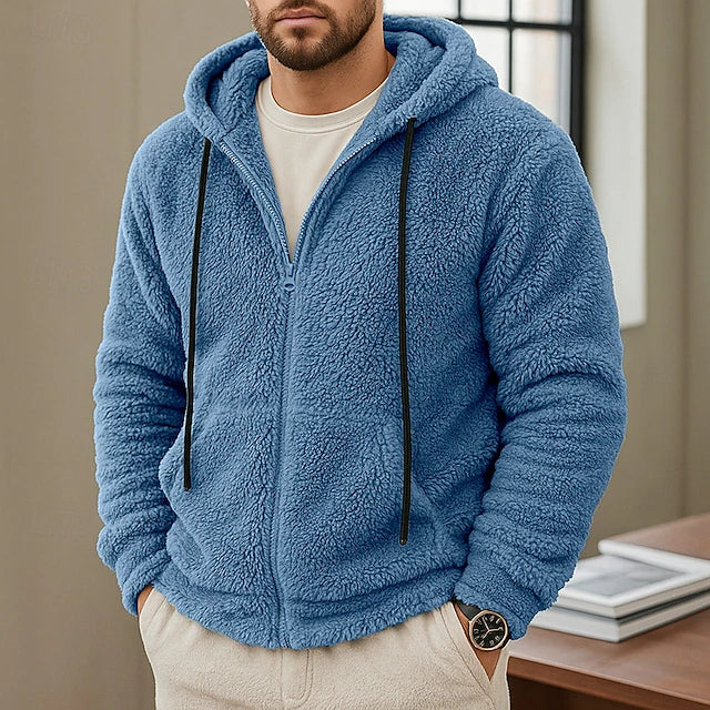 DUCHÊNE BORDEAUX™ | VESTE HOMME PREMIUM EN MAILLE DOUCE