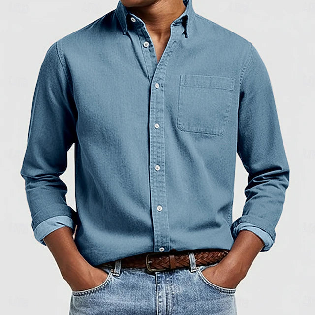 DUCHÊNE BORDEAUX™ | CHEMISE BOUTONNÉE DÉCONTRACTÉE