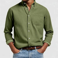 DUCHÊNE BORDEAUX™ | CHEMISE BOUTONNÉE DÉCONTRACTÉE