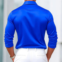 DUCHÊNE BORDEAUX™ | CHEMISE EN SATIN HABILLÉE PREMIUM