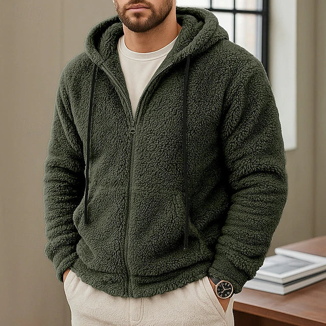 DUCHÊNE BORDEAUX™ | VESTE HOMME PREMIUM EN MAILLE DOUCE