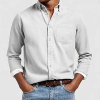 DUCHÊNE BORDEAUX™ | CHEMISE BOUTONNÉE DÉCONTRACTÉE