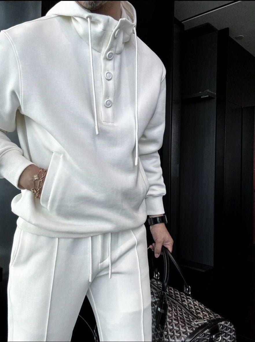 DUCHÊNE BORDEAUX™ | ENSEMBLE DÉCONTRACTÉ À CAPUCHE