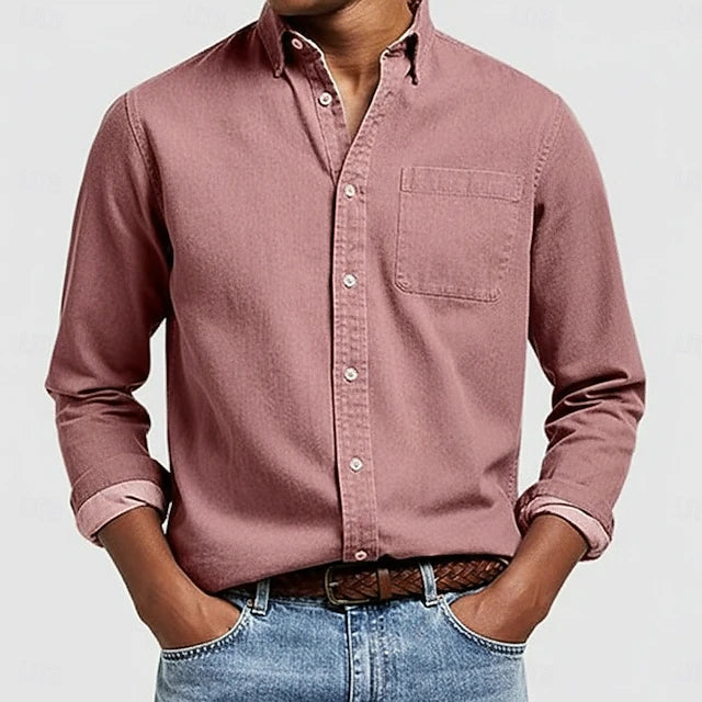 DUCHÊNE BORDEAUX™ | CHEMISE BOUTONNÉE DÉCONTRACTÉE