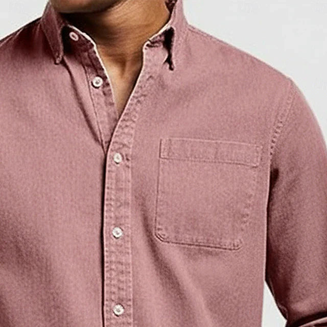 DUCHÊNE BORDEAUX™ | CHEMISE BOUTONNÉE DÉCONTRACTÉE