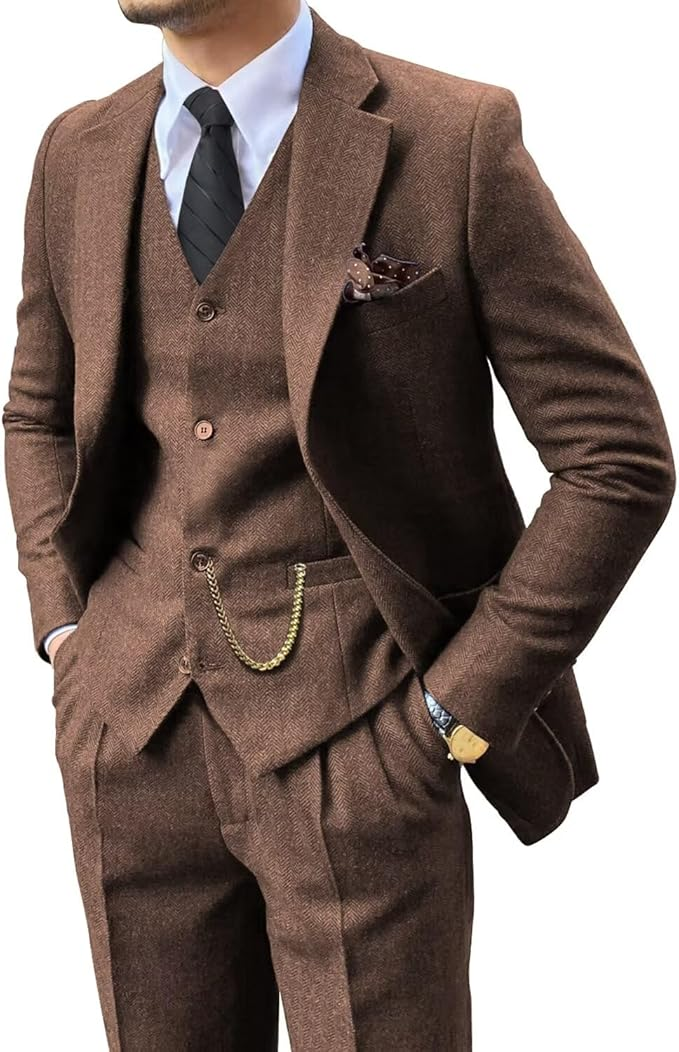 DUCHÊNE BORDEAUX™ | COSTUME 3 PIÈCES DISTINGUÉ POUR HOMME