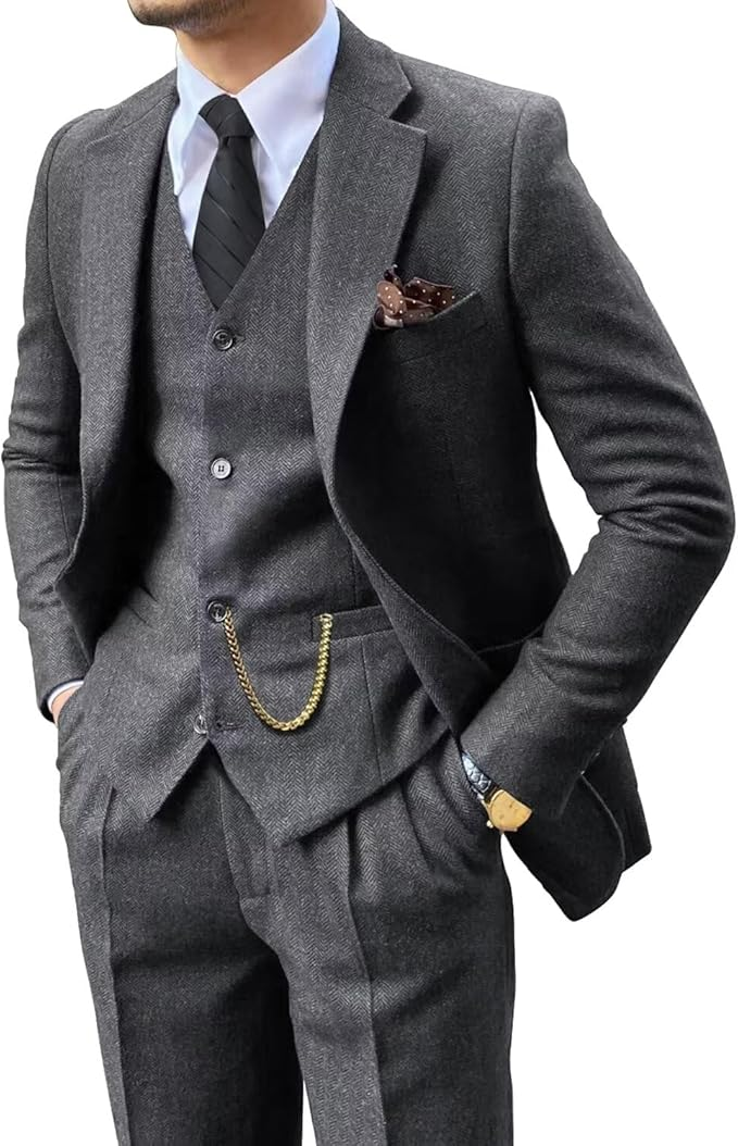 DUCHÊNE BORDEAUX™ | COSTUME 3 PIÈCES DISTINGUÉ POUR HOMME