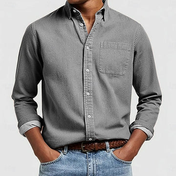 DUCHÊNE BORDEAUX™ | CHEMISE BOUTONNÉE DÉCONTRACTÉE