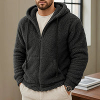 DUCHÊNE BORDEAUX™ | VESTE HOMME PREMIUM EN MAILLE DOUCE