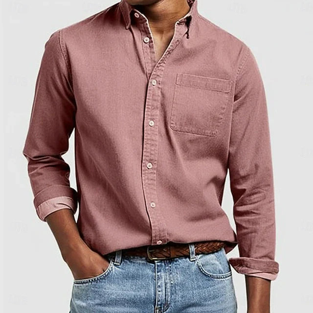 DUCHÊNE BORDEAUX™ | CHEMISE BOUTONNÉE DÉCONTRACTÉE